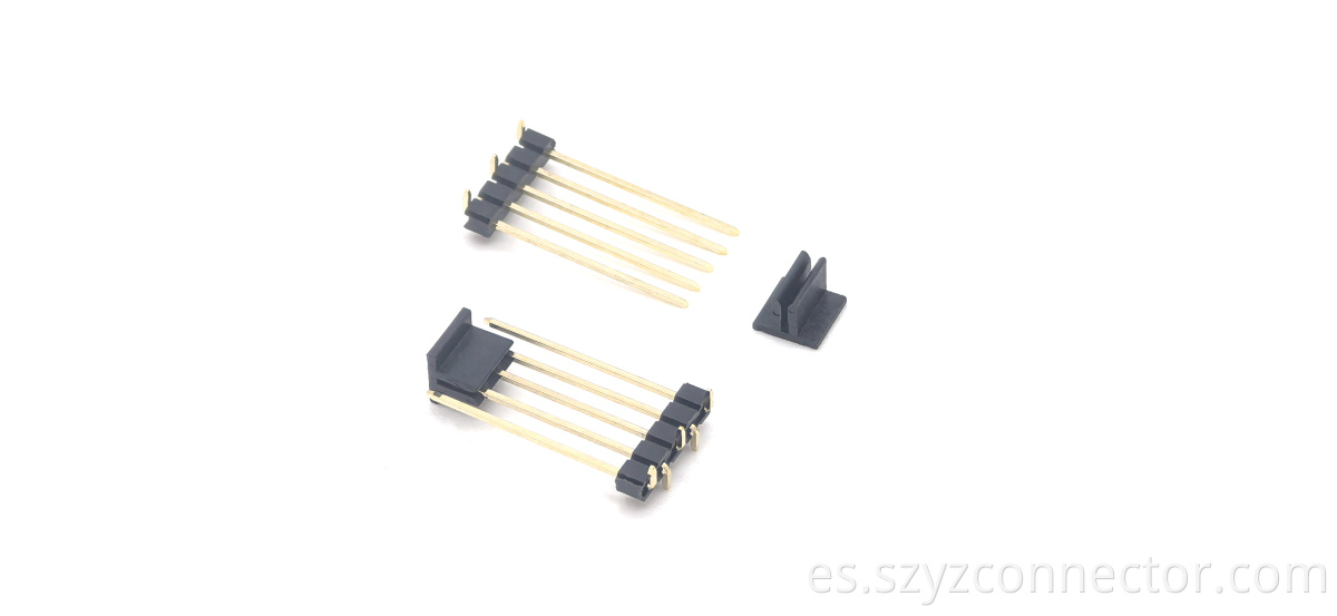 cabezal de clavija de una hilera de 2,0 mm single row 2.0mm pin header